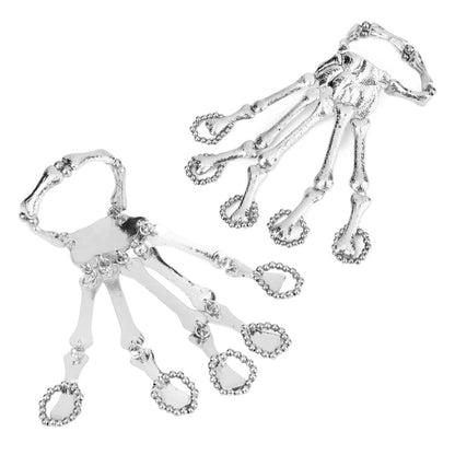 Finger to Wrist Skeletal Bracelet - Halloween & Party