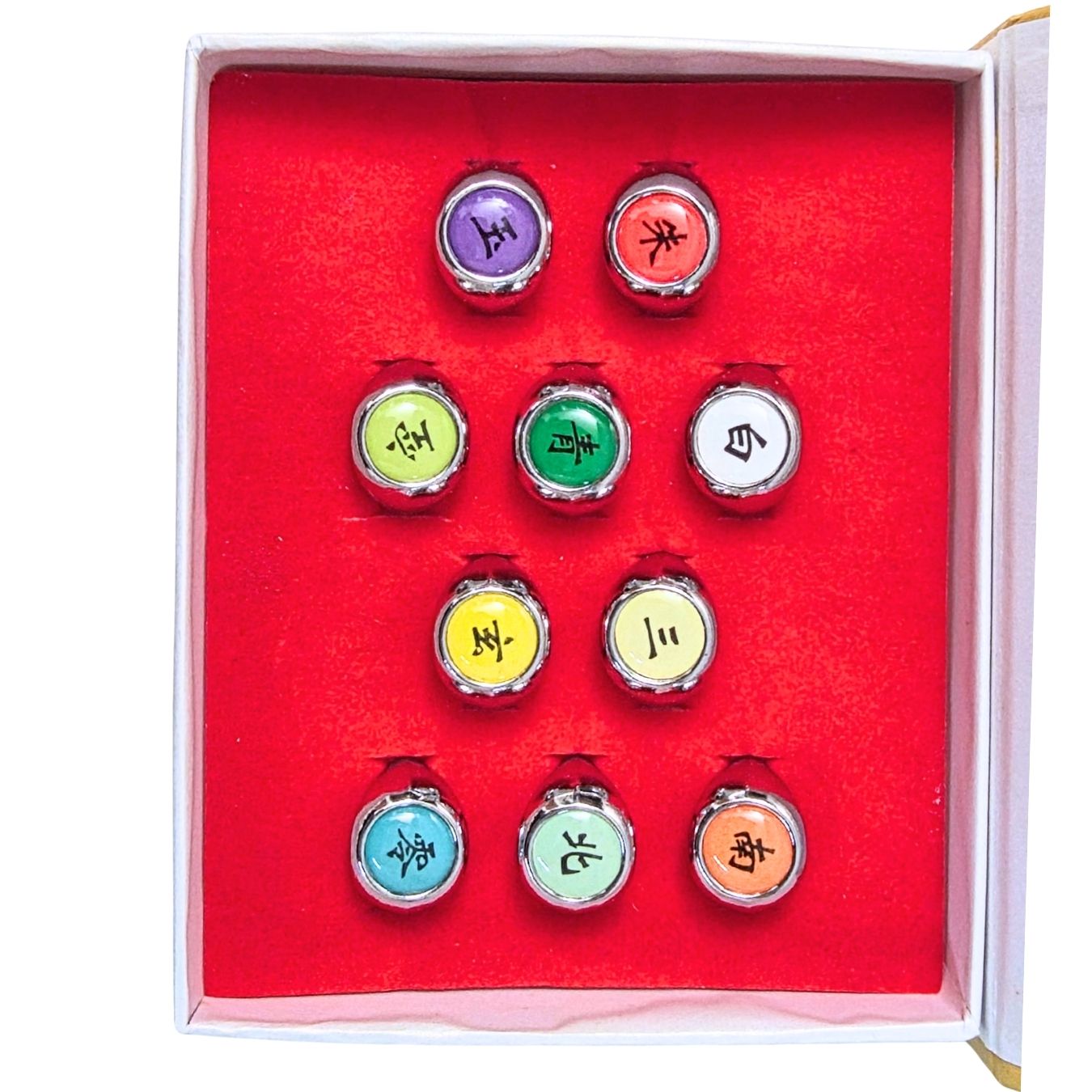 Naruto Rings - Set of 10 (adjustable open size)