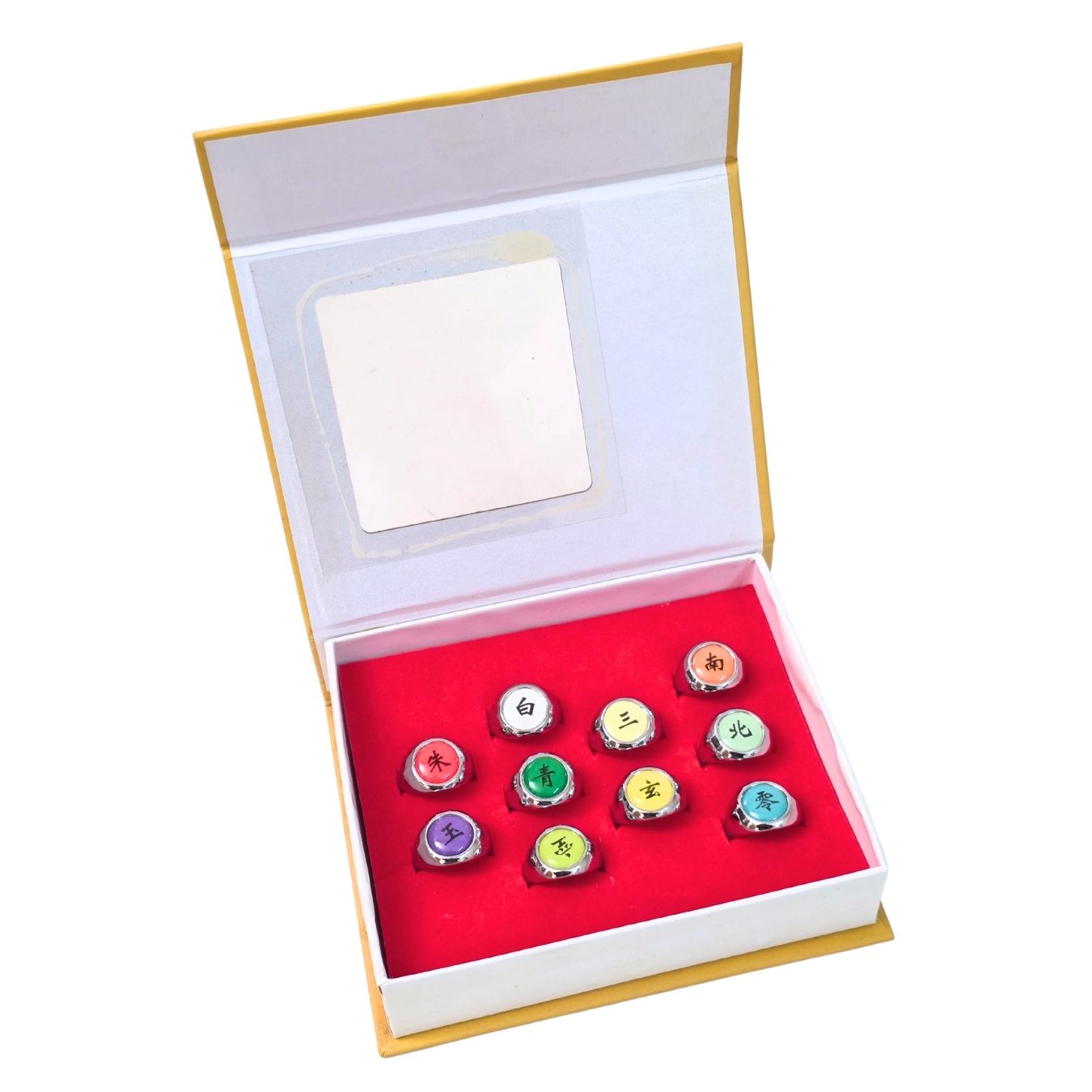 Naruto Rings - Set of 10 (adjustable open size)