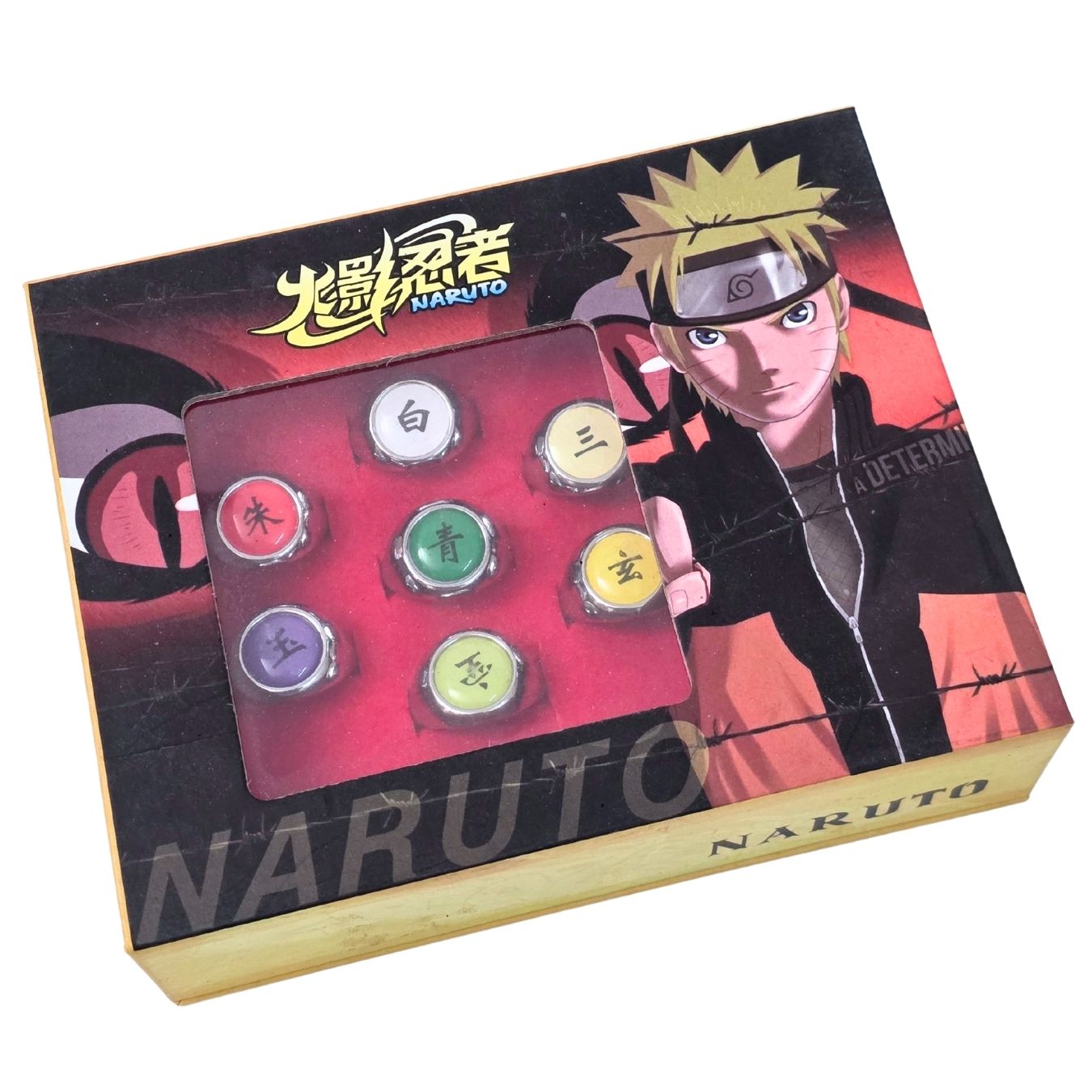 Naruto Rings - Set of 10 (adjustable open size)