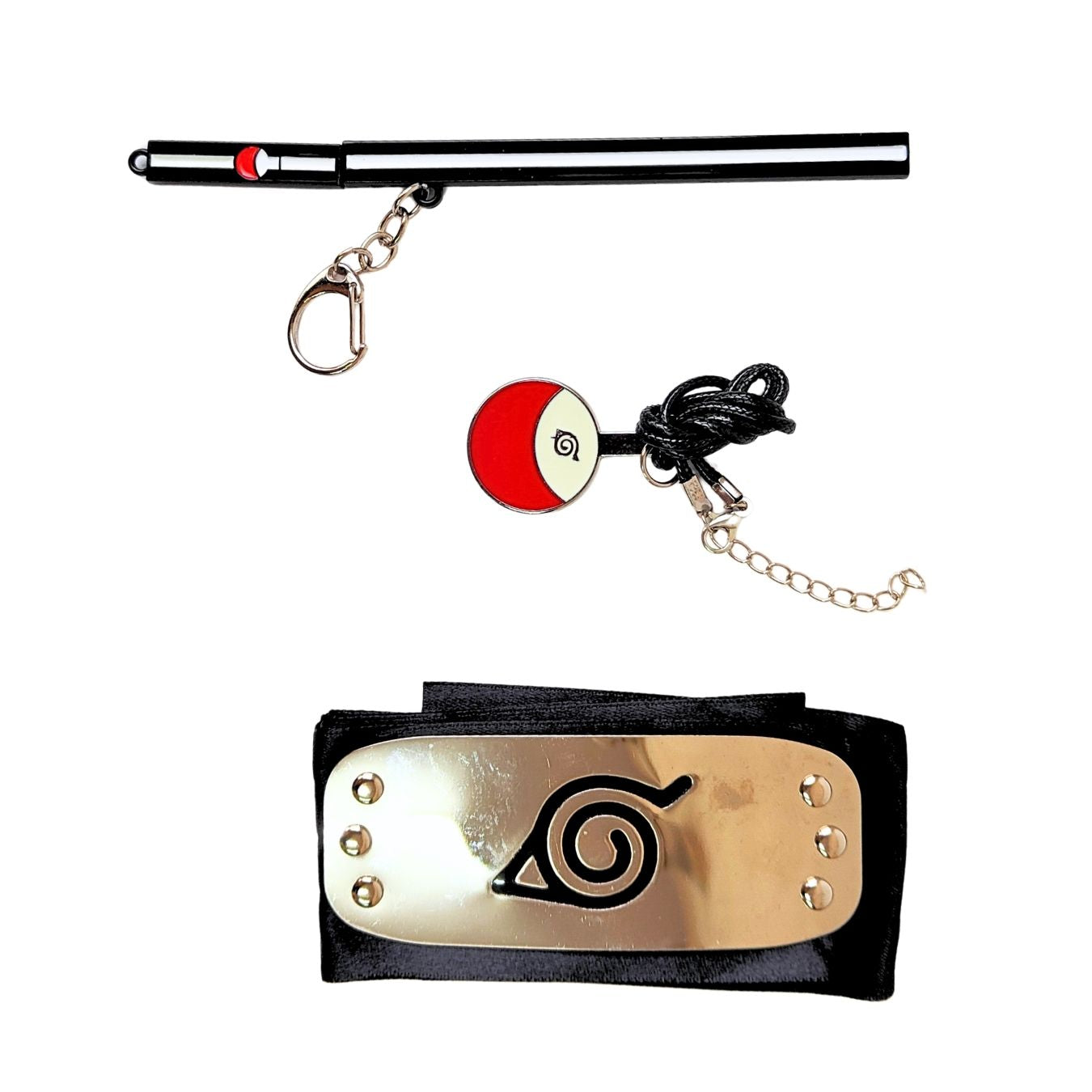 Headband, Mini Katana & Pendant Necklace - Uchiha Clan | Naruto