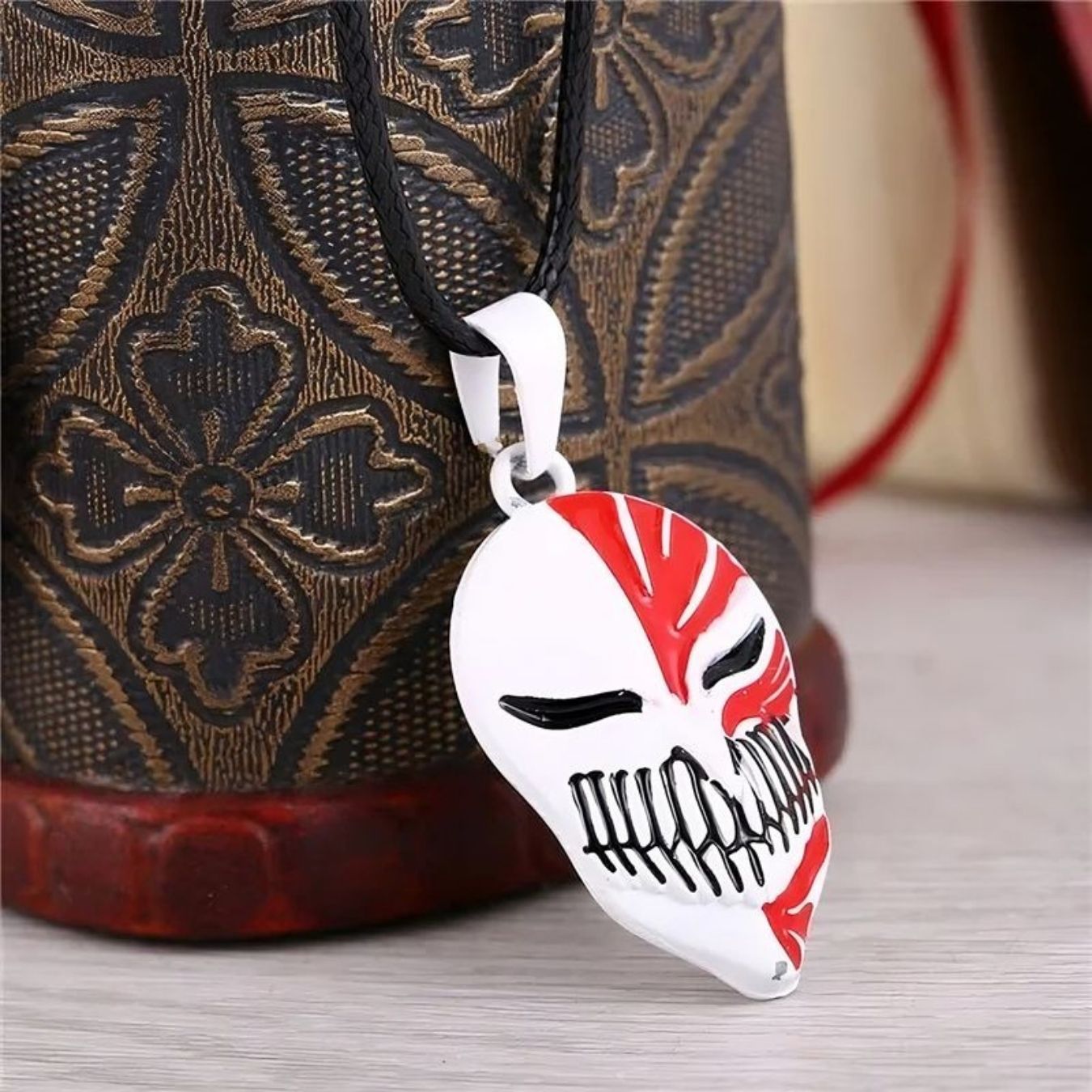 Hollow Mask - Metal Pendant Necklace | Bleach