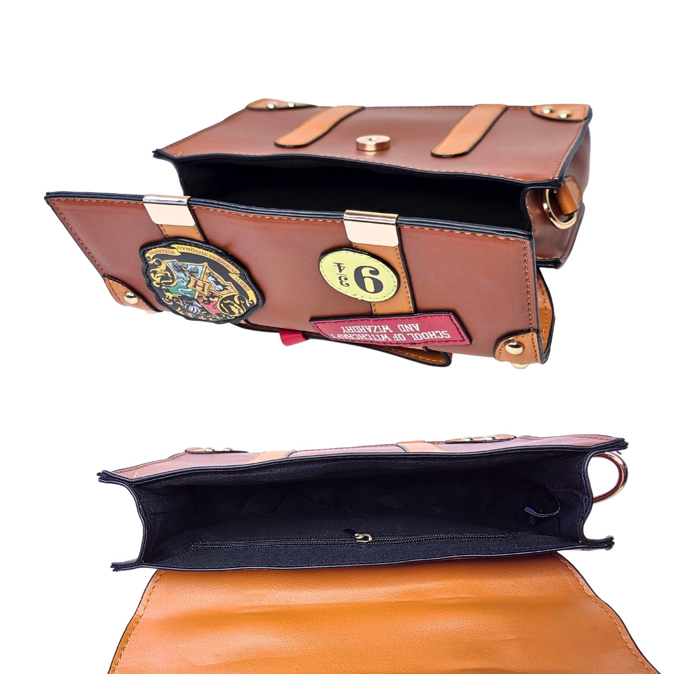 Hogwarts Crest - Unisex Faux Leather Bag | Harry Potter