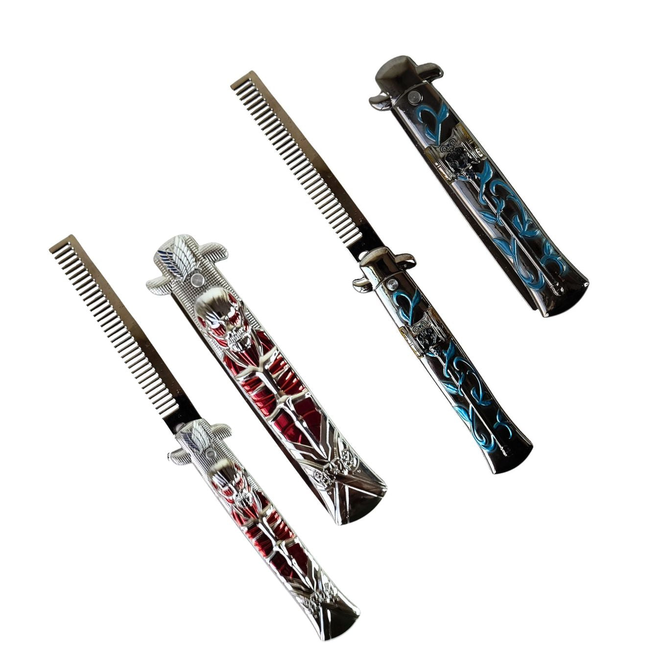 foldable snap open comb 13 cm 