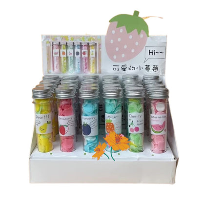 scented paper soap sheets in travel tubes