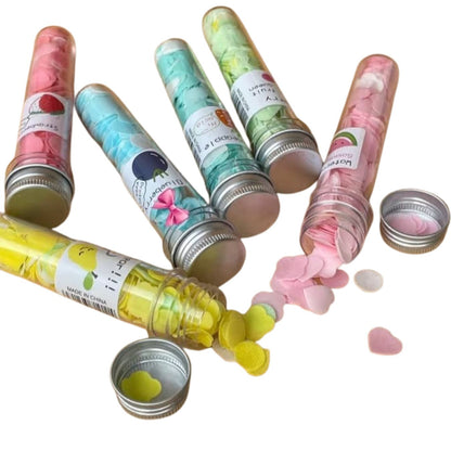 scented paper soap sheets in travel tubes set of 3