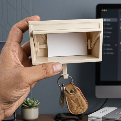 Car Garage Keychain Holder (15 x 10 x 6) (select colour)