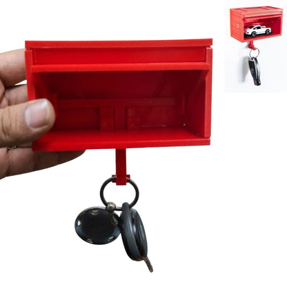 Car Garage Keychain Holder (15 x 10 x 6) (select colour)