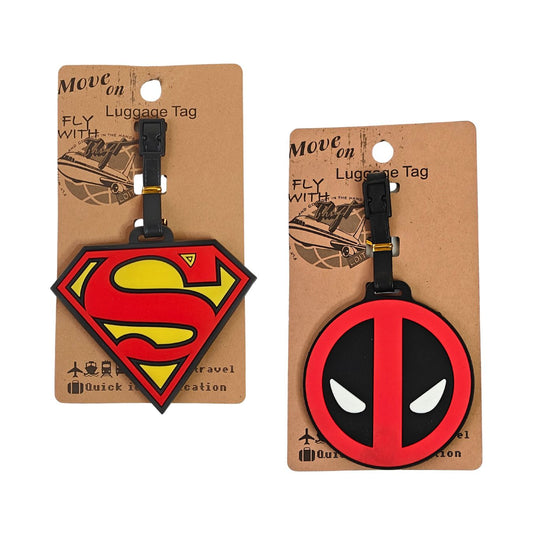 Superheroes Luggage Tag (2 x 4 inches) (select variant)