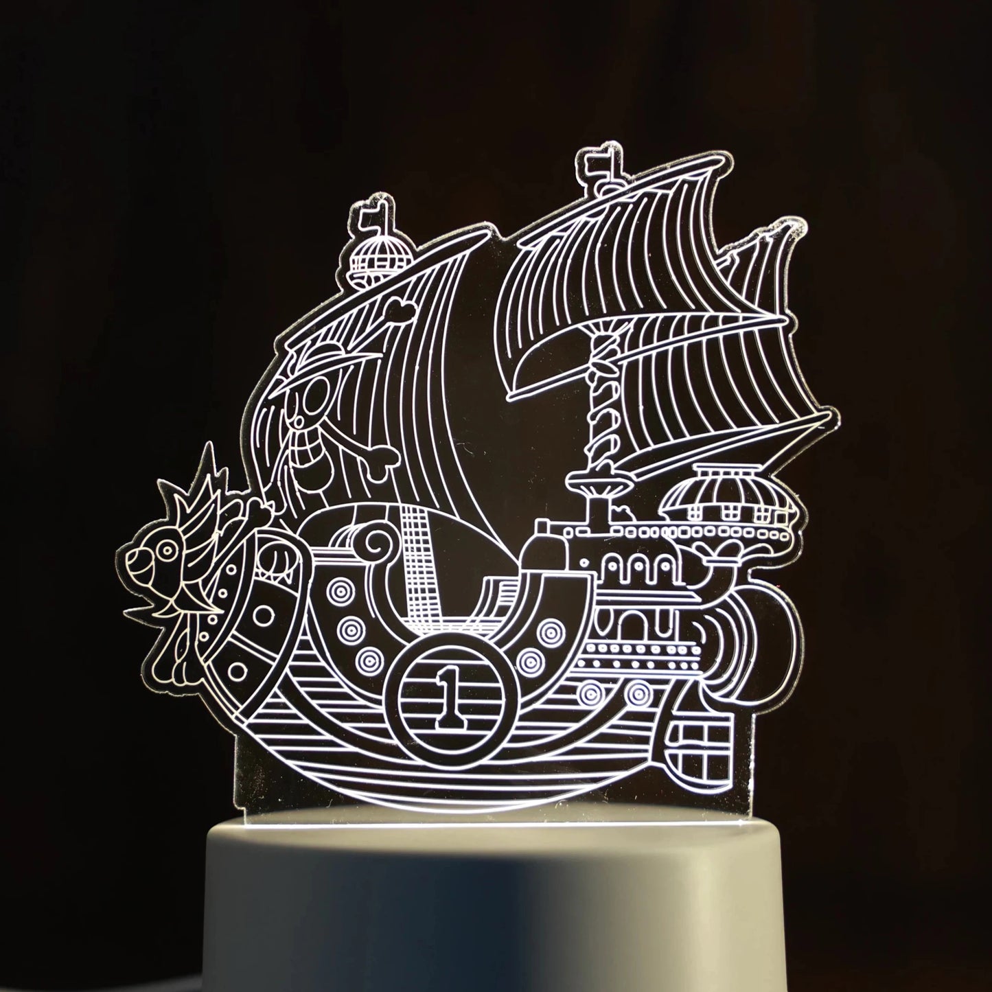 One Piece Ship - Acrylic LED Lamp