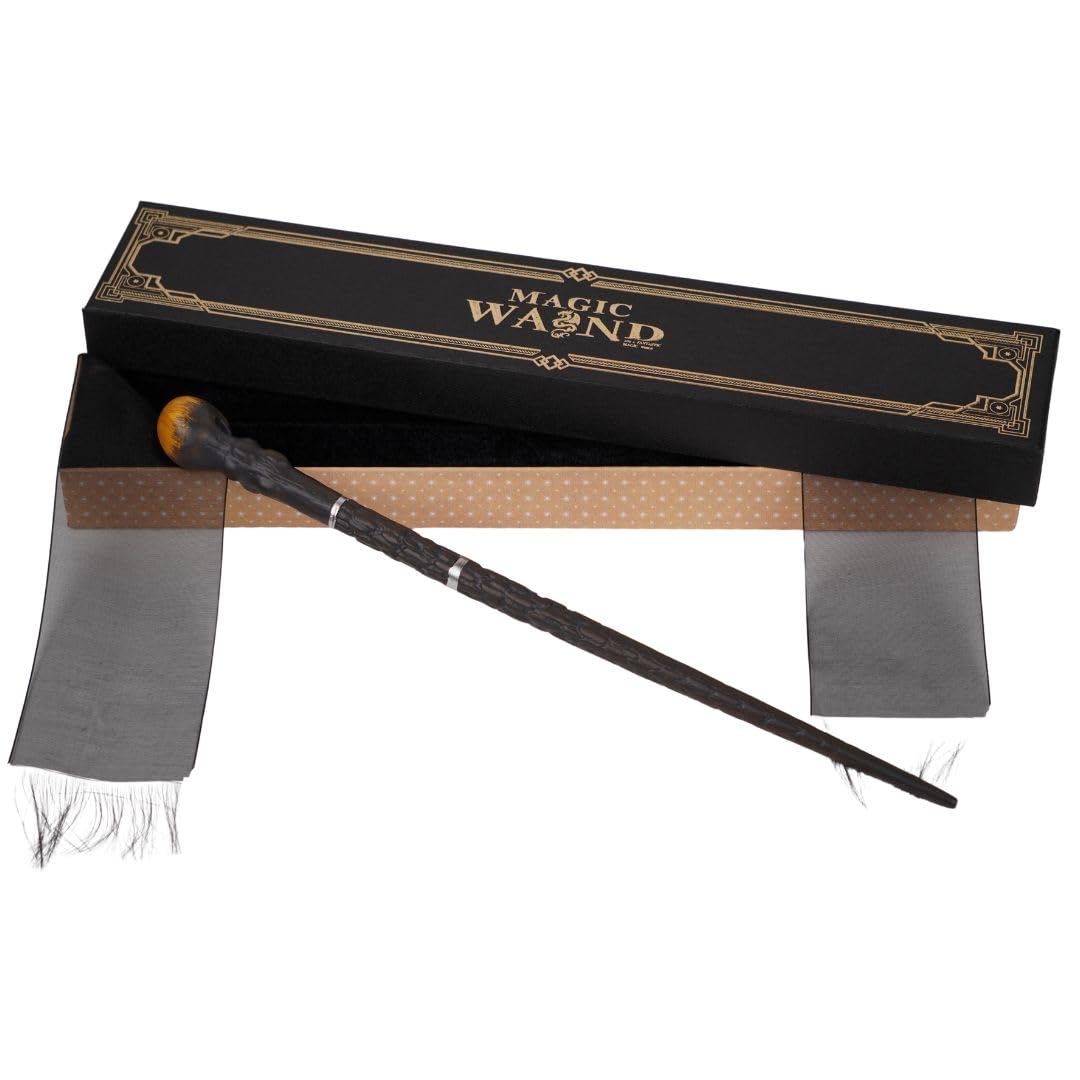 Wizarding Wands (35 cm) - Premium Polyresin & Metal (with gift box)