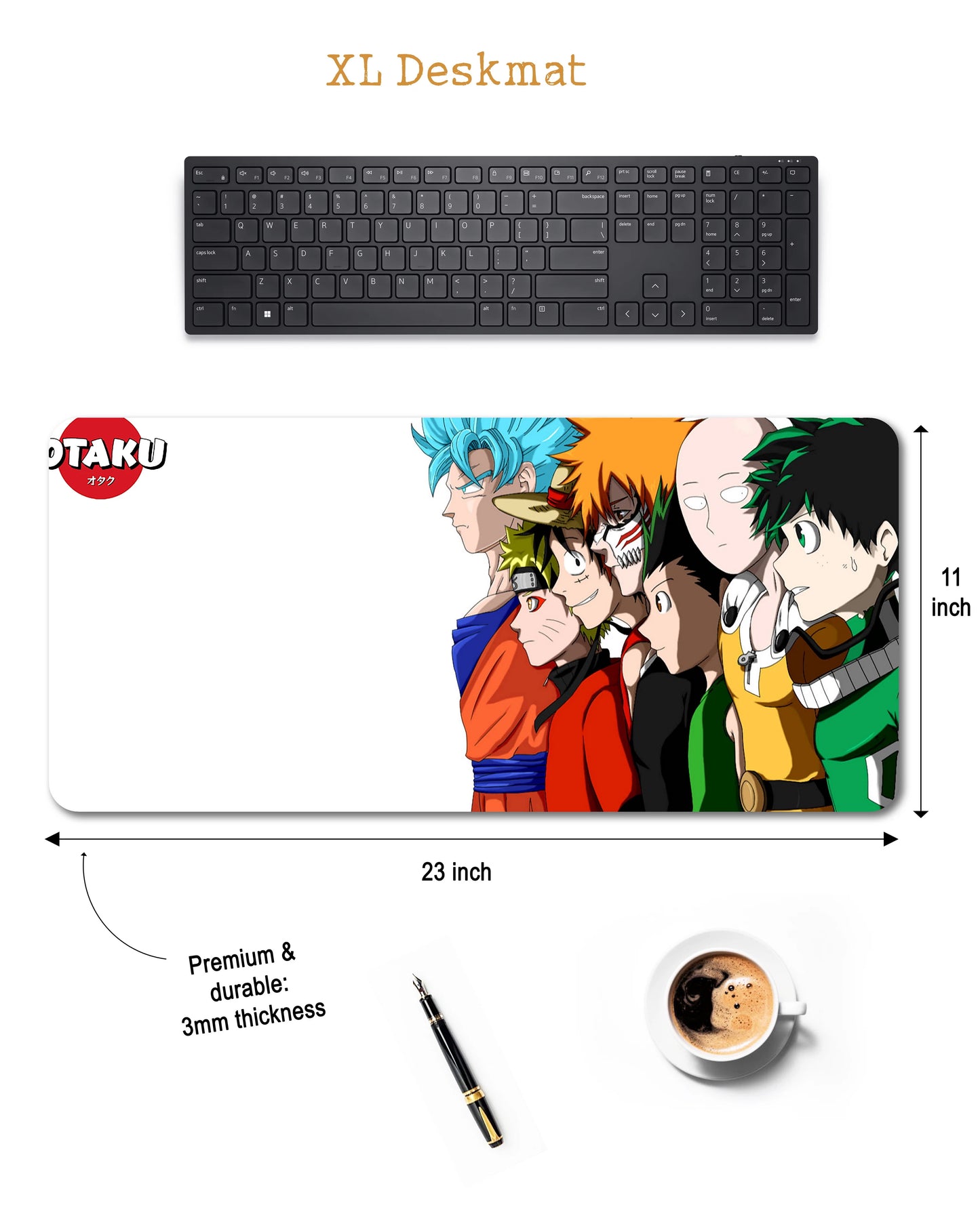 Anime mix - XXL Deskmat (60x28 cm)