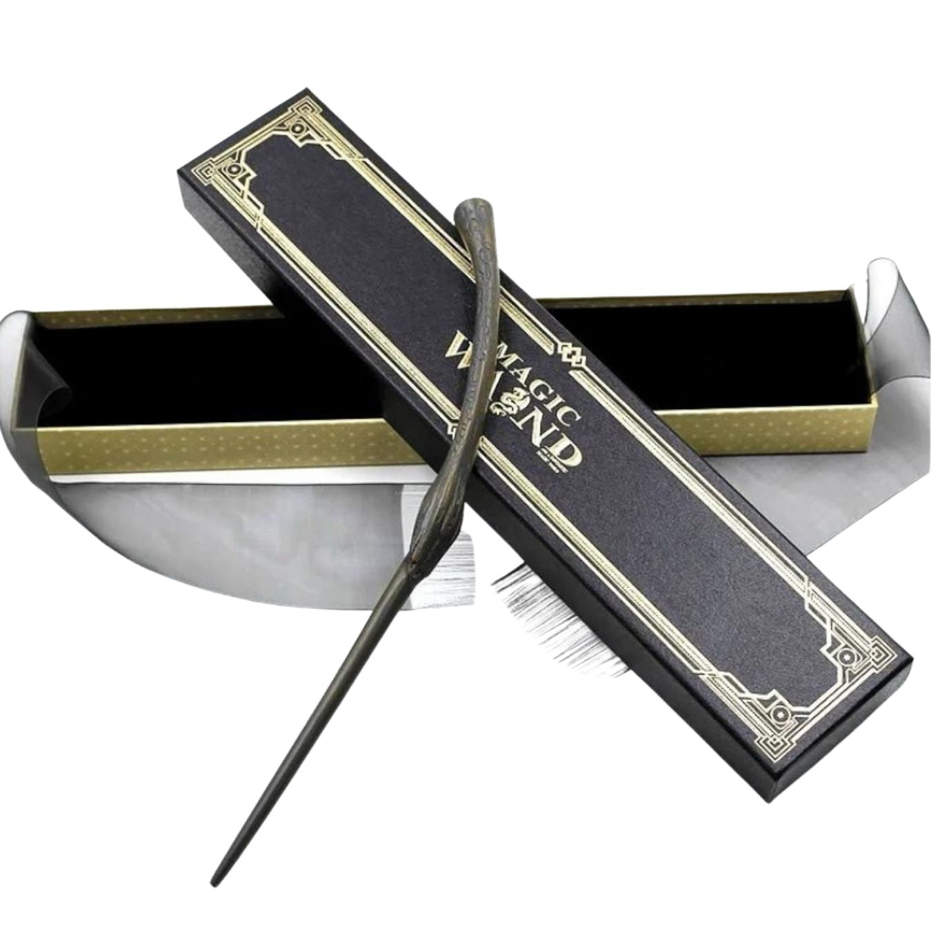 Wizarding Wands (35 cm) - Premium Polyresin & Metal (with gift box)