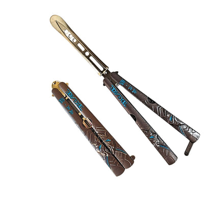 Decorative Anime Butterfly Knife (metal, 18 cm) (select variant from menu)