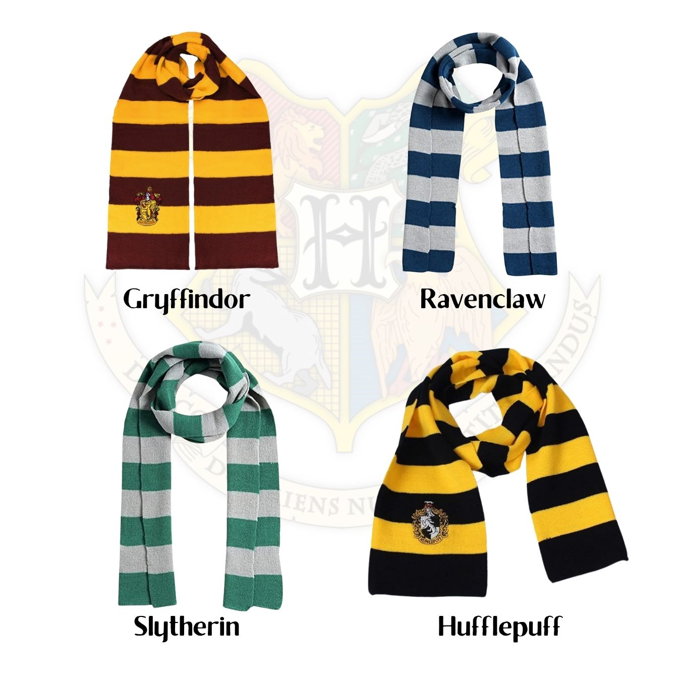 Hogwarts House Scarf – 62 Inch | Harry Potter