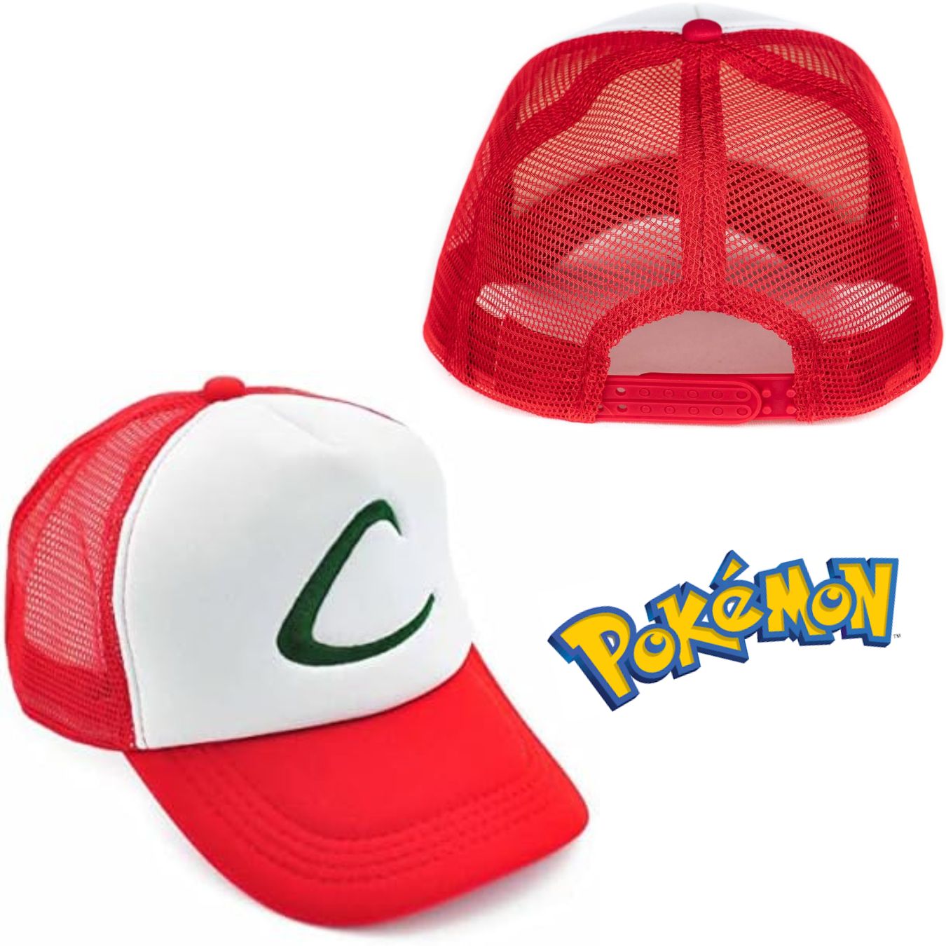 ash ketchum tainers hat for adults teens 19*8 cm pokemon