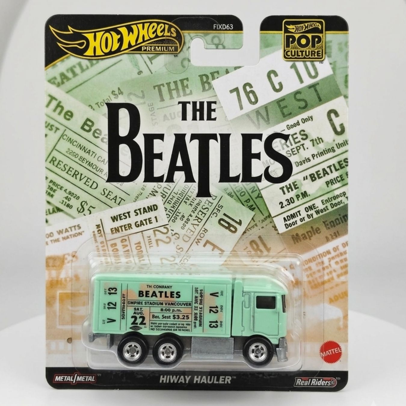 Hot Wheels Premium Pop Culture The Beatles Hiway Hauler (8 x 4cm)