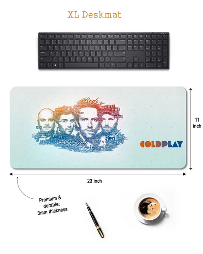 Coldplay - XXL Deskmat (60x28 cm)