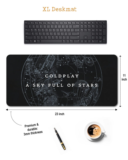 Coldplay - XXL Deskmat (60x28 cm)