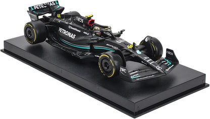 Mercedes-AMG F1 W4 Performance - 44 Lewis Hamilton (With Acrylic Case) | 1/43 scale Alloy Die Cast Replica Model Car | Brand - Burago