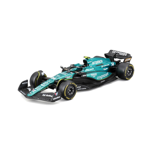 AMR23 - 14 Fernando Alonso | 1/43 scale Alloy Die Cast Replica Model Car | Brand - Burago