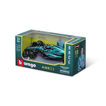 AMR23 - 14 Fernando Alonso | 1/43 scale Alloy Die Cast Replica Model Car | Brand - Burago