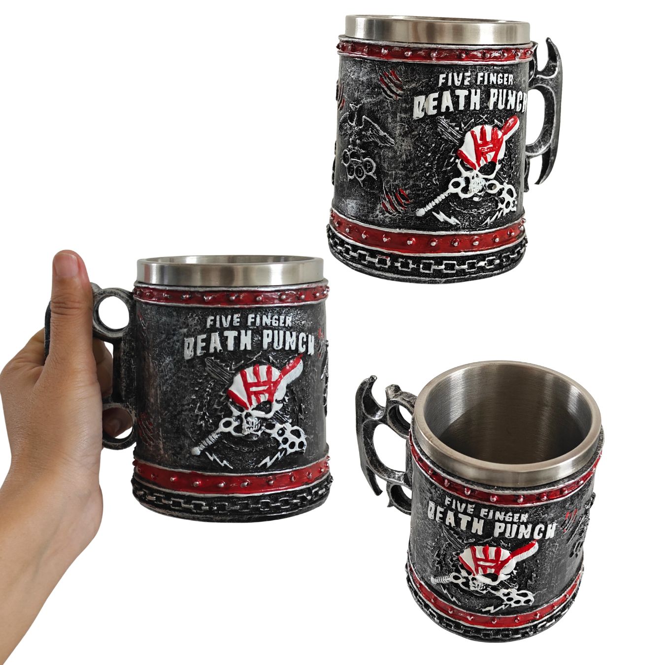 Gothic Inner Steel Cup Collectible Mugs (450 ml) (select variant)