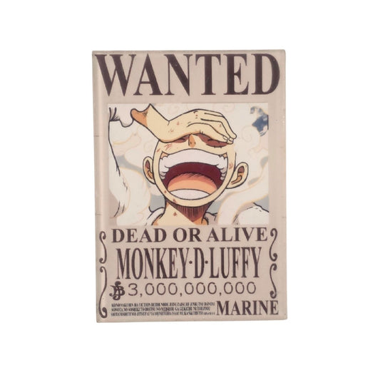 Luffy Wanted - Acrylic Fridge Magnet (7*5 cm)  | One Piece