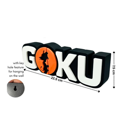 Kid Goku 3D Printed Logo - Tabletop / Wall hanging / Decor | Dragon Ball Z