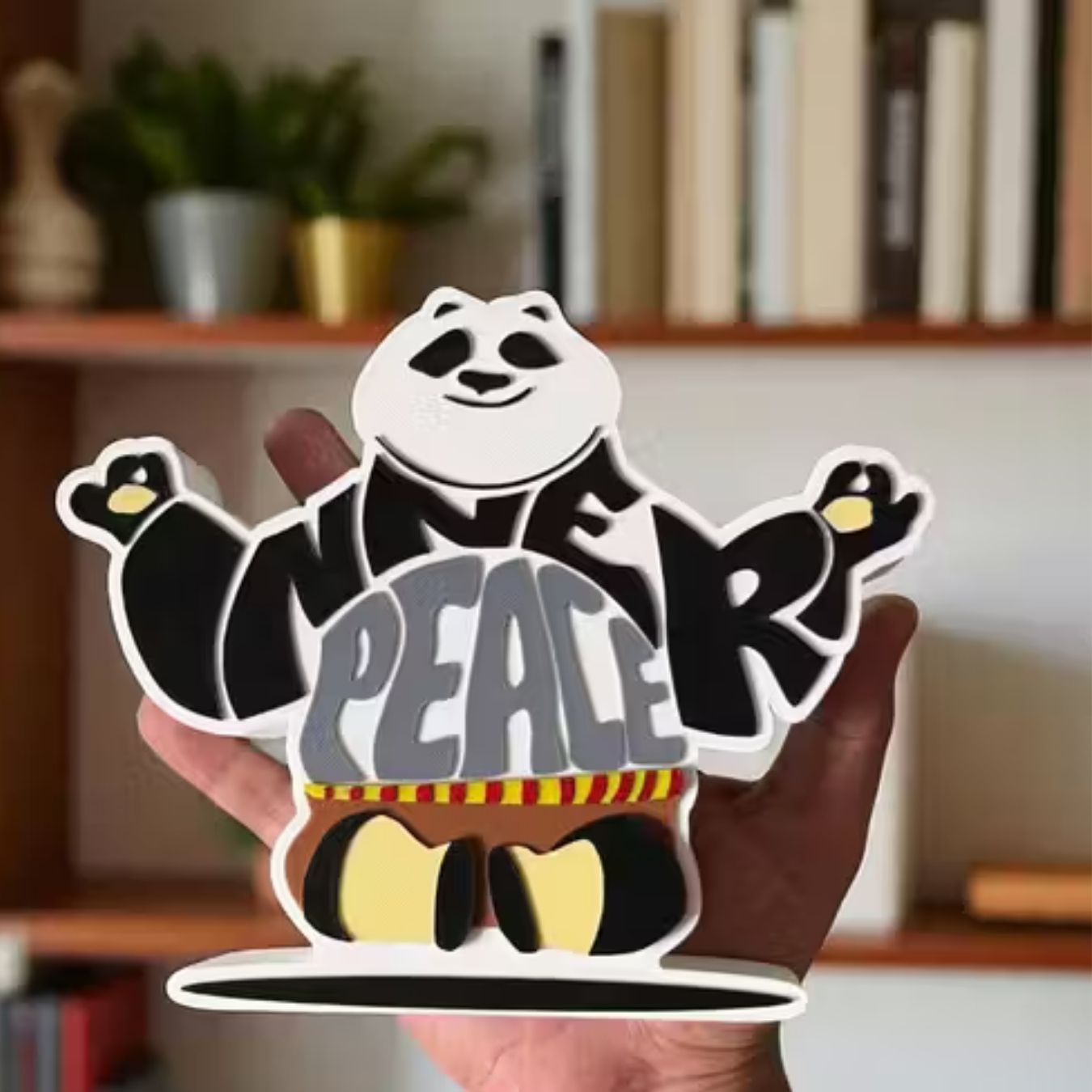 Po Inner Peace 3D Tabletop / Wall Hanging | Kung Fu Panda