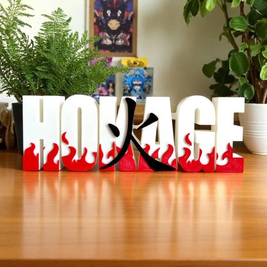 Hokage 3D Flame Tabletop / Decor | Naruto