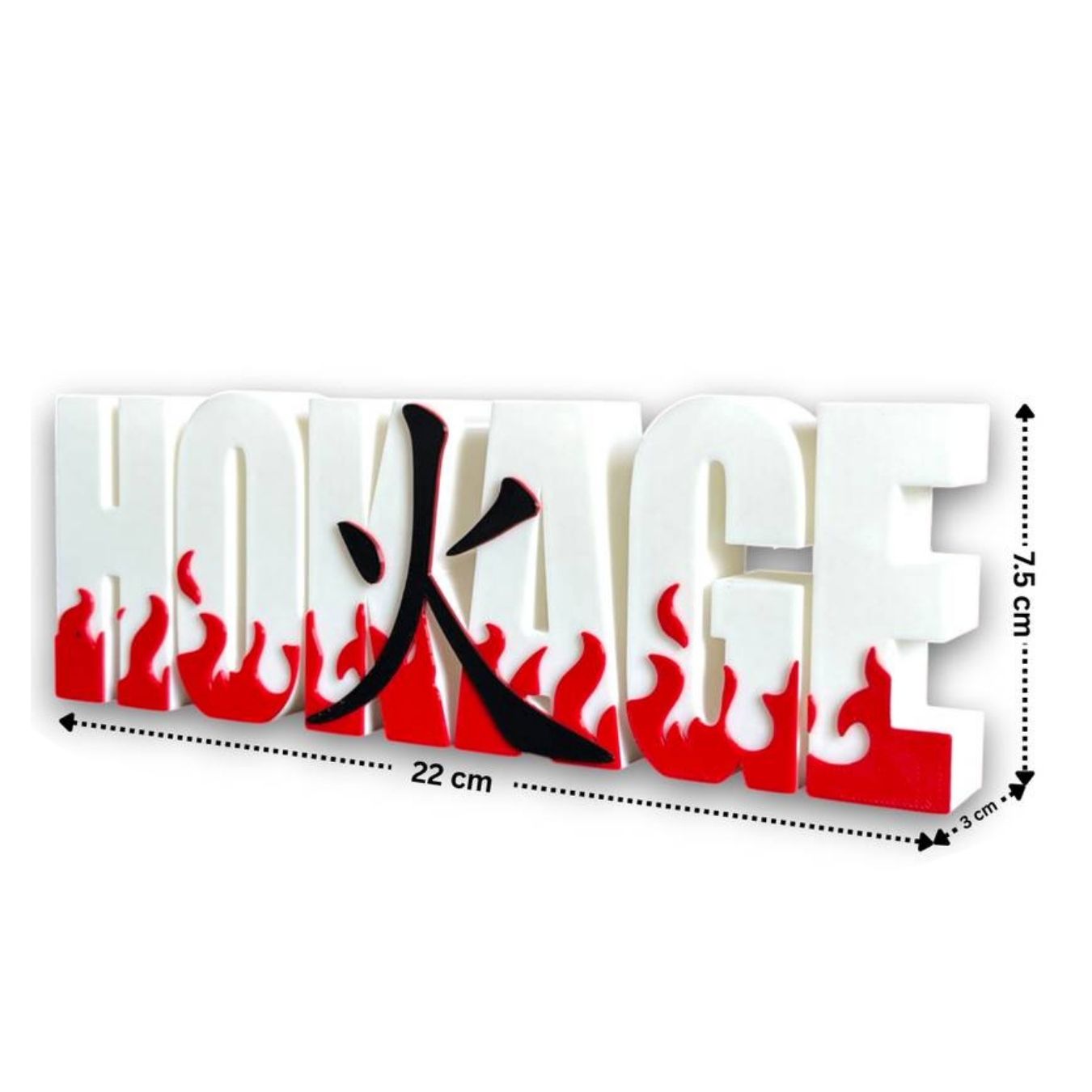 Hokage 3D Flame Tabletop / Decor | Naruto