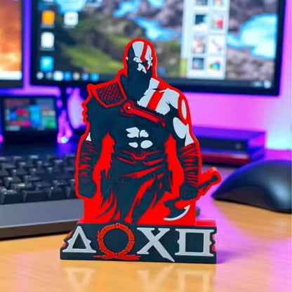 Kratos 3D Gaming Logo Tabletop / Decor | God of War