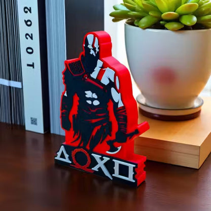 Kratos 3D Gaming Logo Tabletop / Decor | God of War