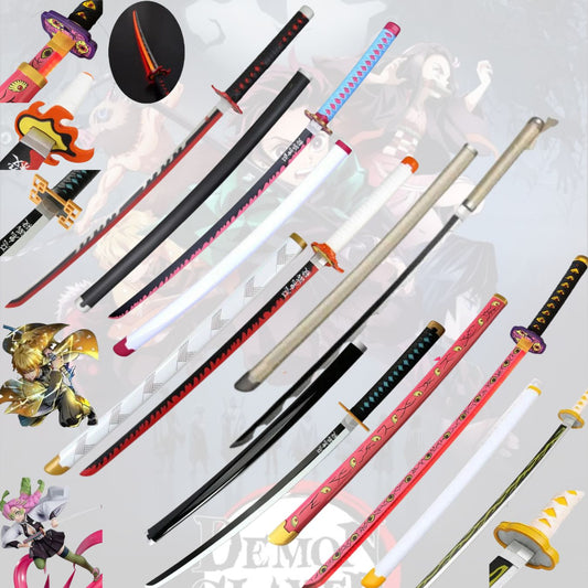 Demon Slayer Katana Collection - Wooden and LED (no sharp edge) (select variant) 104 cm