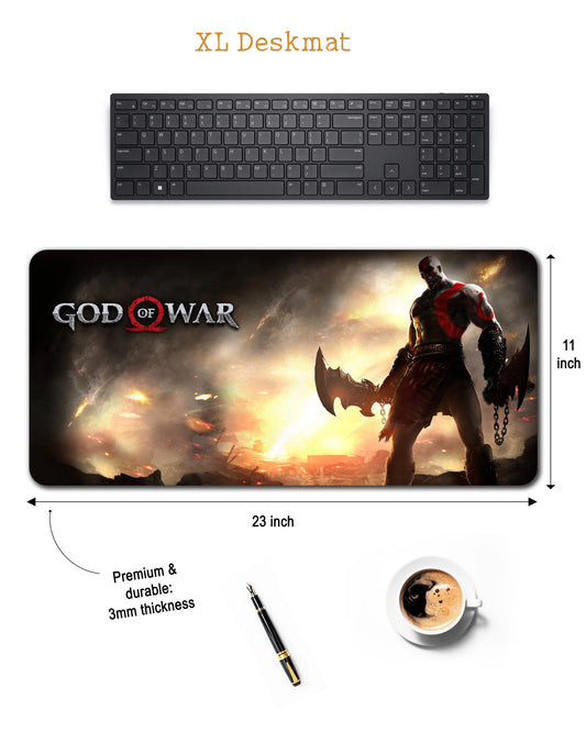 God of War - XXL Deskmat (60x28 cm)