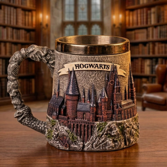 Hogwarts 3D Coffee Mug (Stainless Steel inside) - Harry Potter