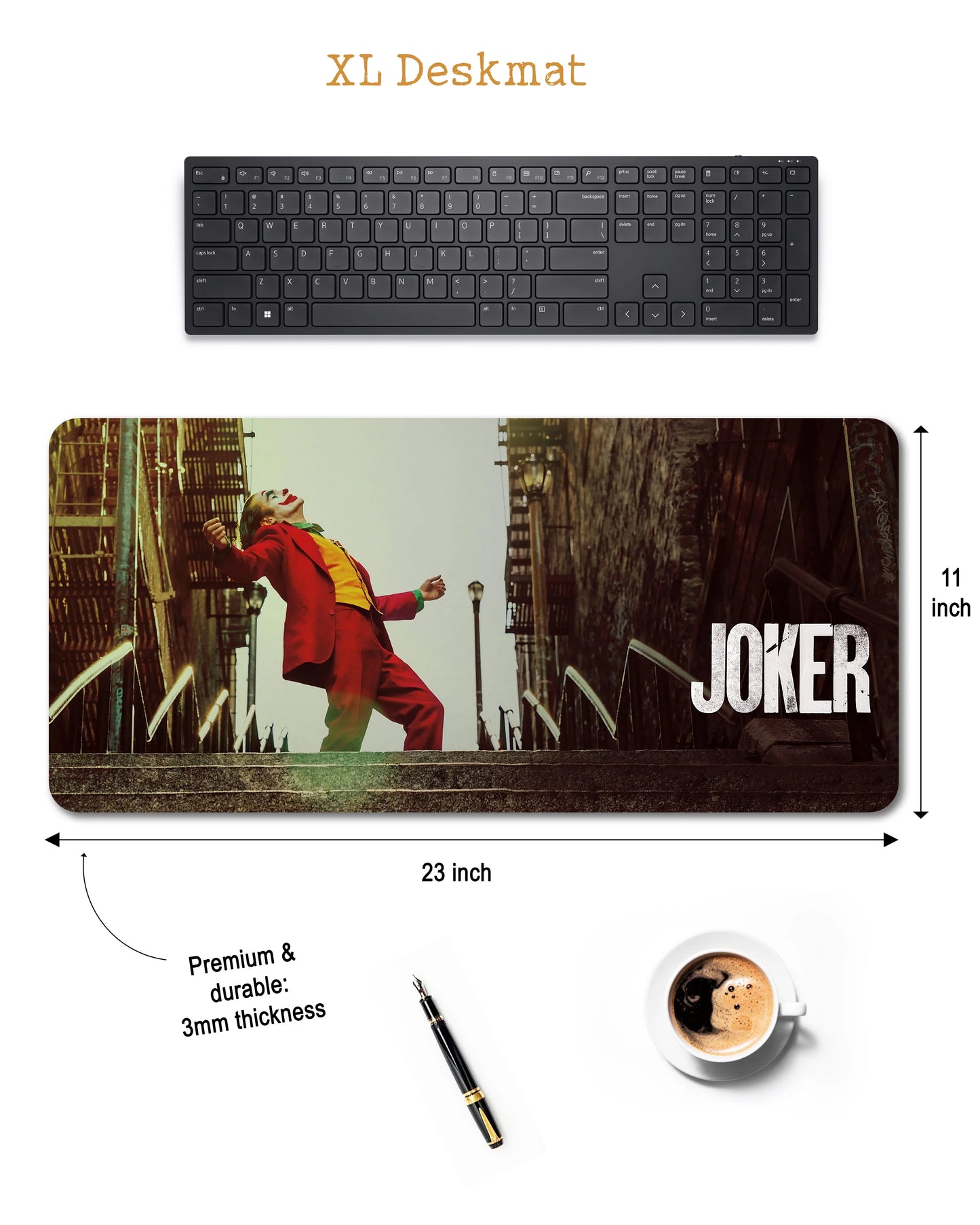 Joker - XXL Deskmat (60x28 cm)