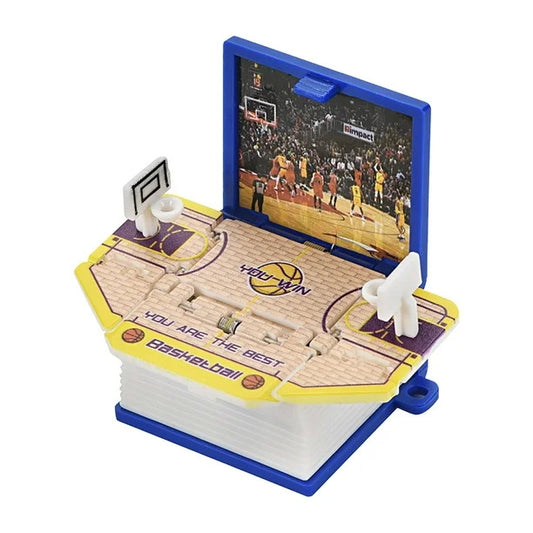 Basketball Court - 3D Pop-open-book Keychain