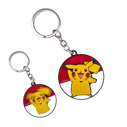 Pikachu | Pokemon - Rotating Metal Keyring (5 cm)