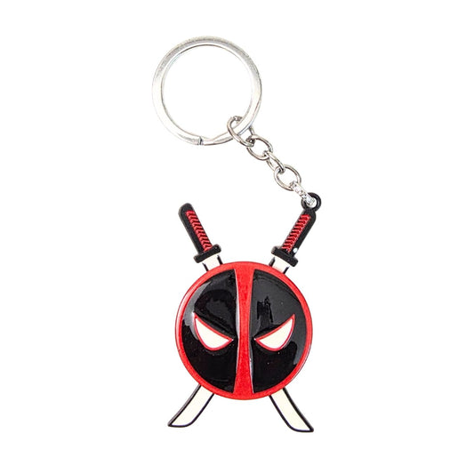 Deadpool  - Rotating Metal Keyring (5 cm)