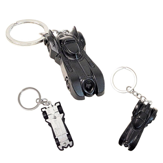 Batmobile with Wheels | Batman -  Metal Keyring (7 cm)