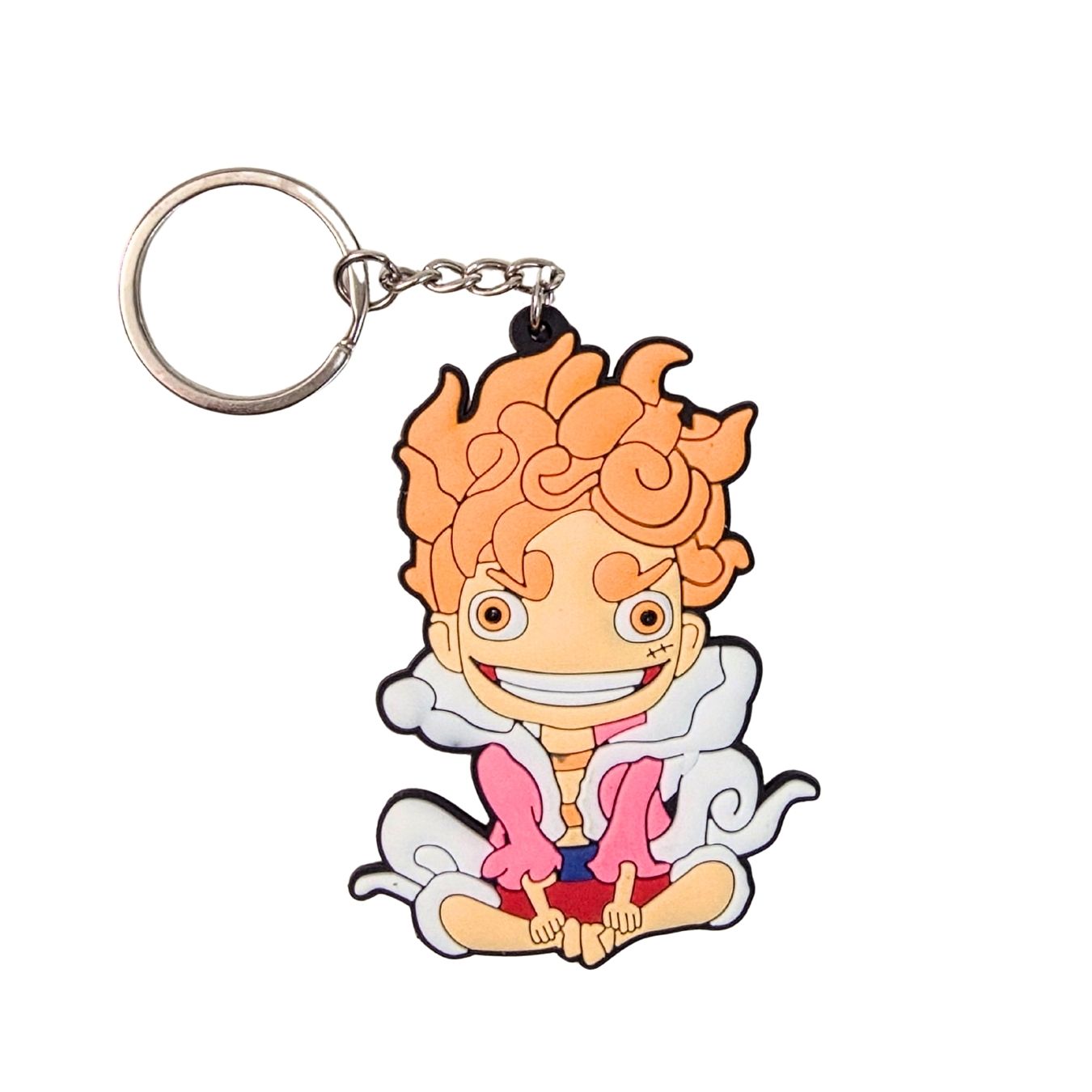Luffy Gear 5 | One Piece  - Rubber Keyring (8 cm)