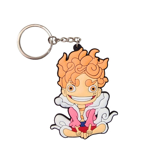 Luffy Gear 5 | One Piece  - Rubber Keyring (8 cm)