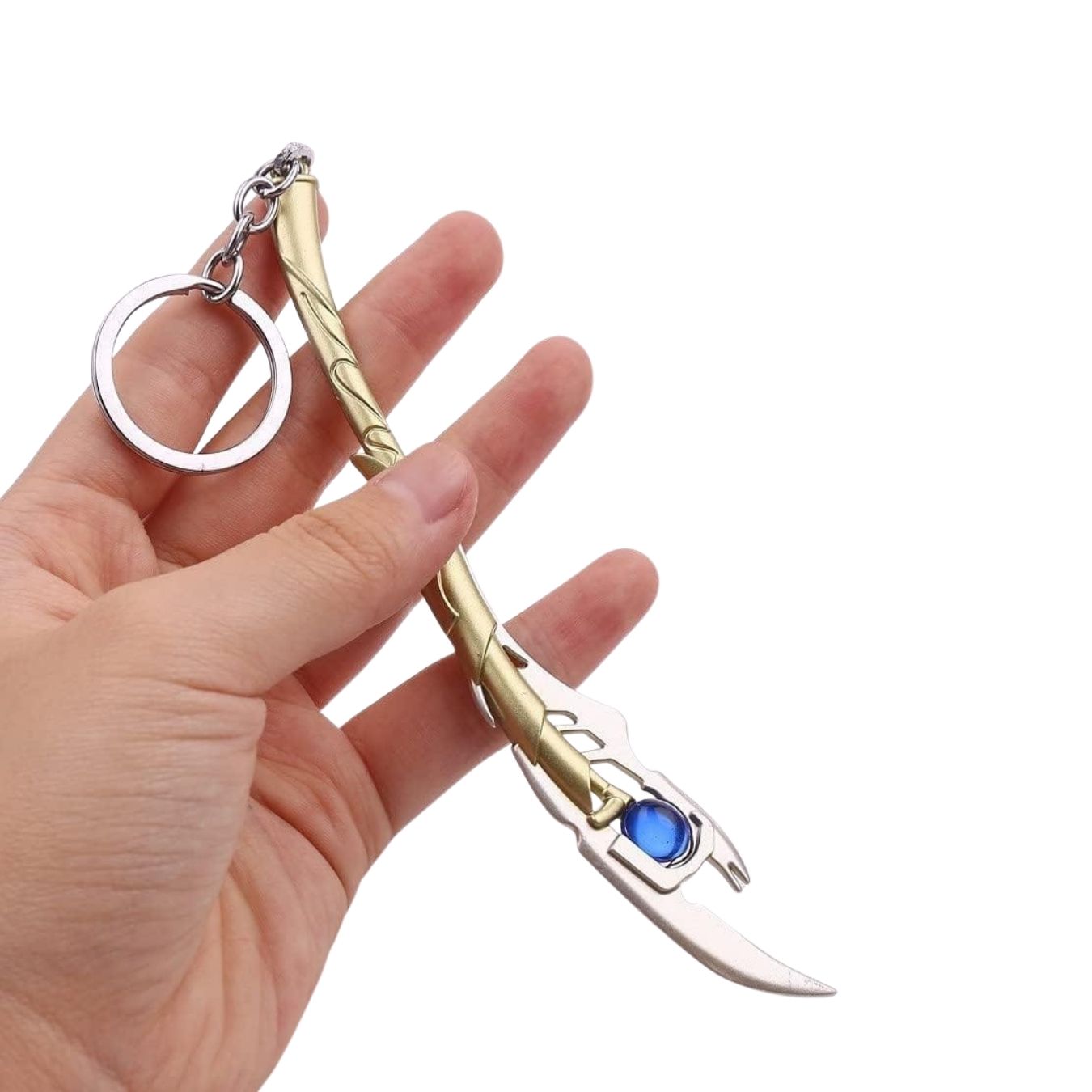 Loki's Scepter (15 cm) (Golden/ Silver) - Keyring