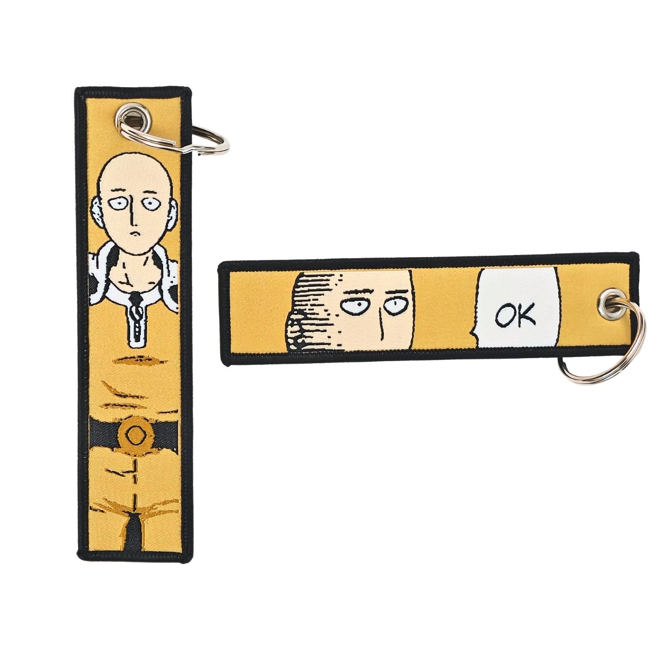 One Punch Man | Double Sided Woven Keychain (13 cm)