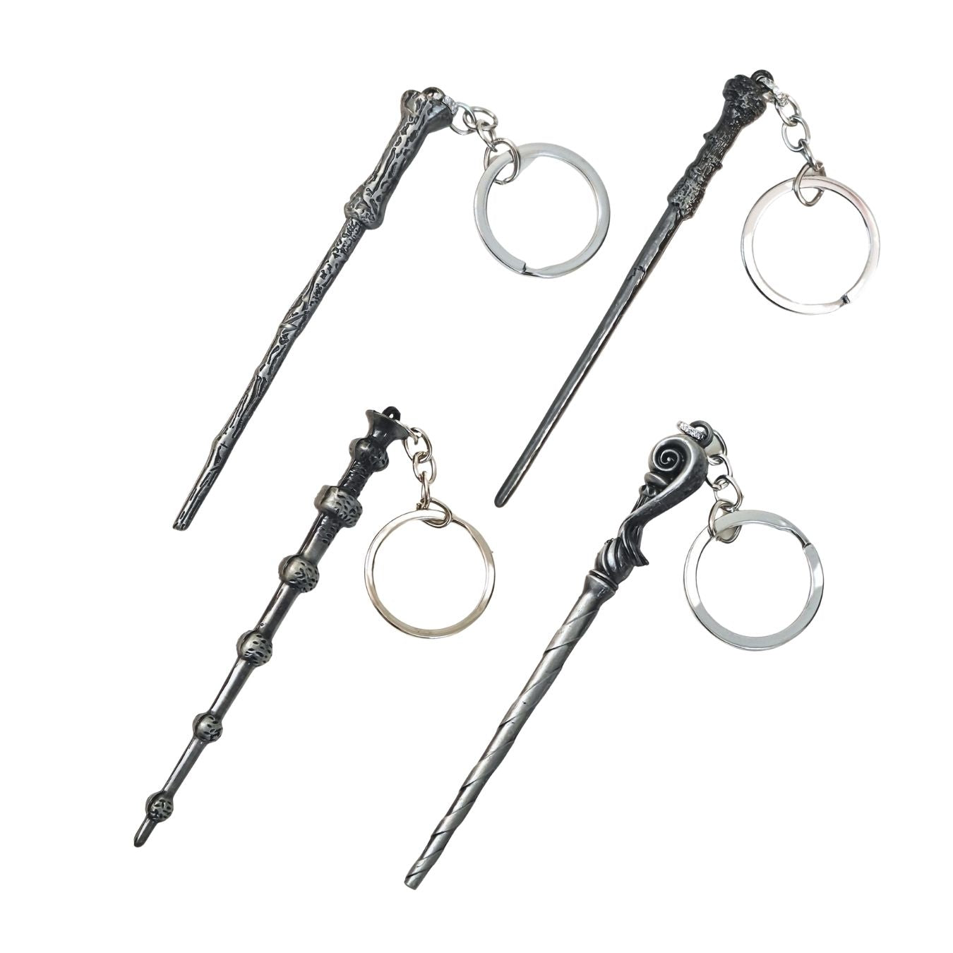Harry Potter Wand - Metal Keychain (12 cm) (select design from menu)