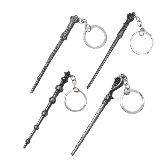 Harry Potter Wand - Metal Keychain (12 cm) (select design from menu)