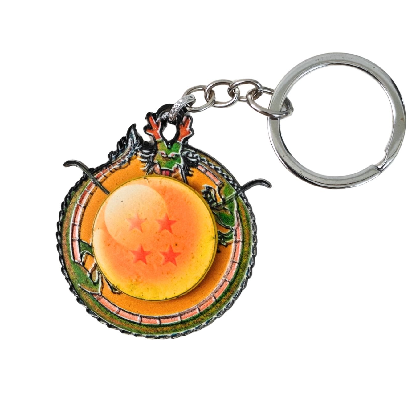 Shenron with Dragon Ball - Metal Rotating Keyring (5 cm) | Dragon Ball