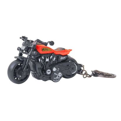 Harley Bike - moveable handle & wheels (10 cm) Keyring